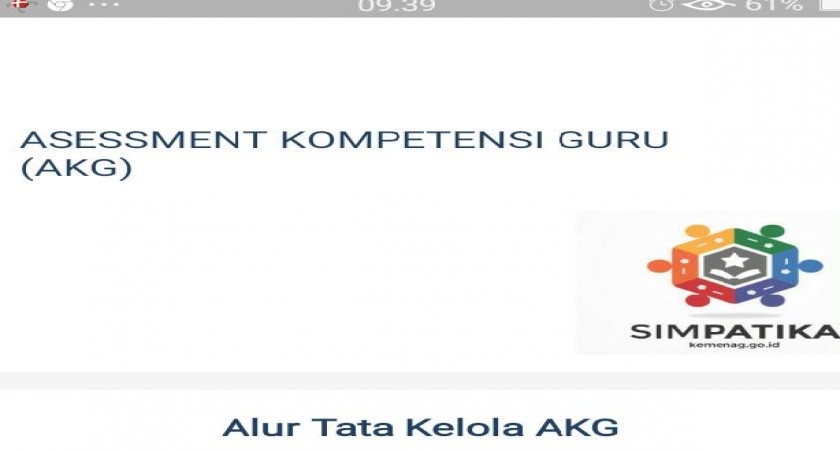 Pelaksanaan AKG,AKK dan AKP pada TAK MTsN 5 Pesisir Selatan